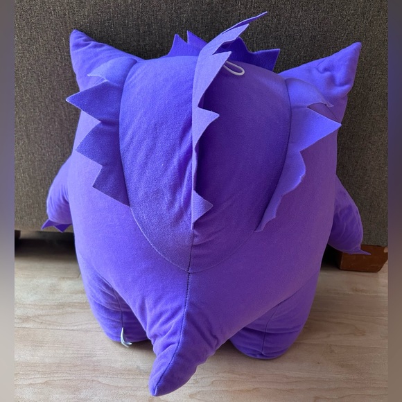 Pokemon Gengar 20” Purple Plush EUC Pokemon Licensed Tag 2022 Team Rocket Anime - Picture 2 of 11